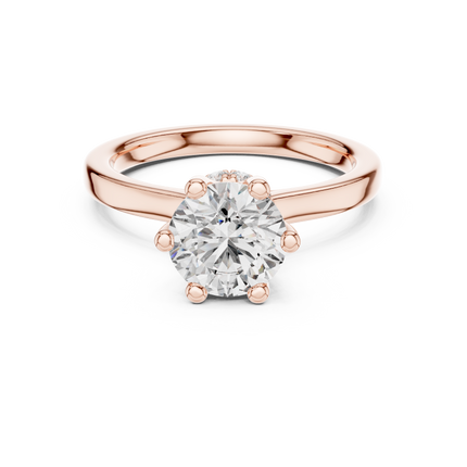 Lacey Solitaire Ring