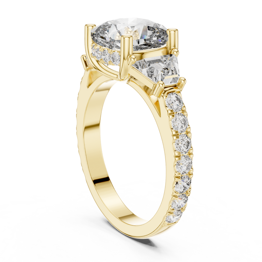 Addyson Three Stone Ring