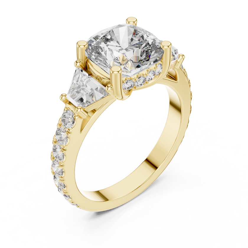 Addyson Three Stone Ring