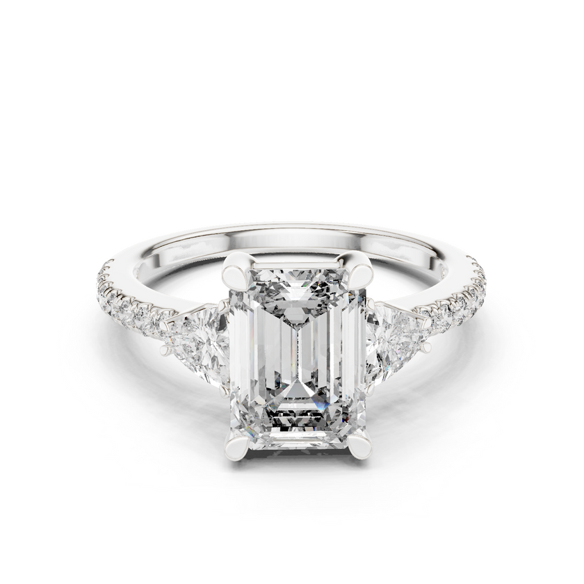 Leyla Three Stone Ring