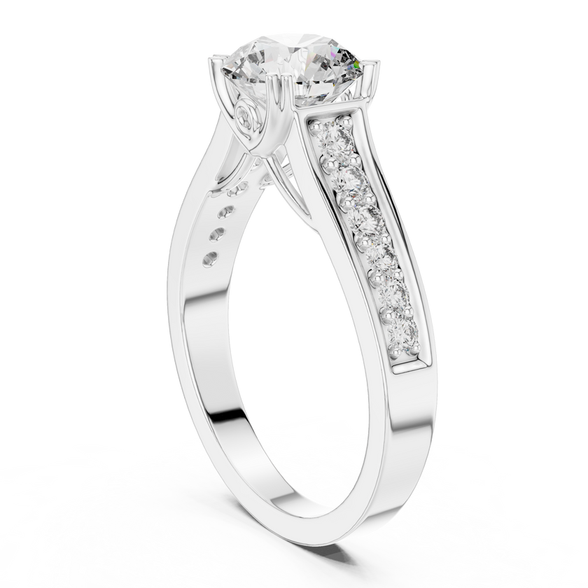 Aubrie Solitaire Ring