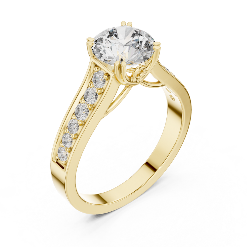 Aubrie Solitaire Ring