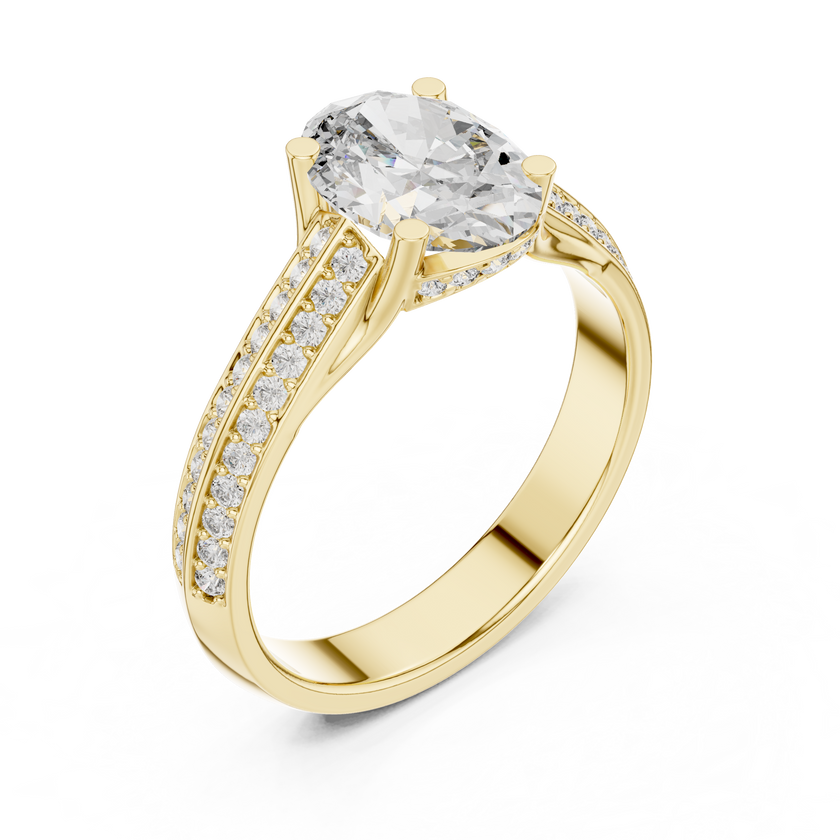 Alma Solitaire Ring