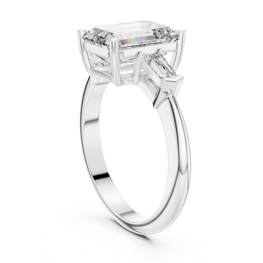 Aleena Three Stone Ring