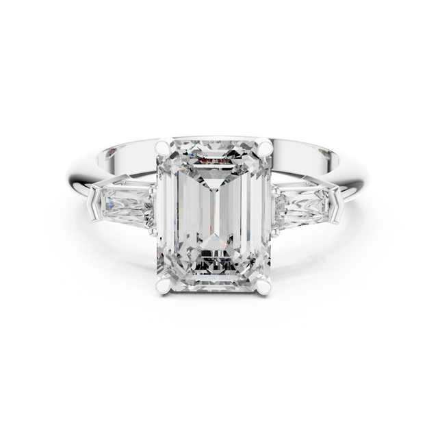 Aleena Three Stone Ring