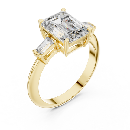 Aleena Three Stone Ring