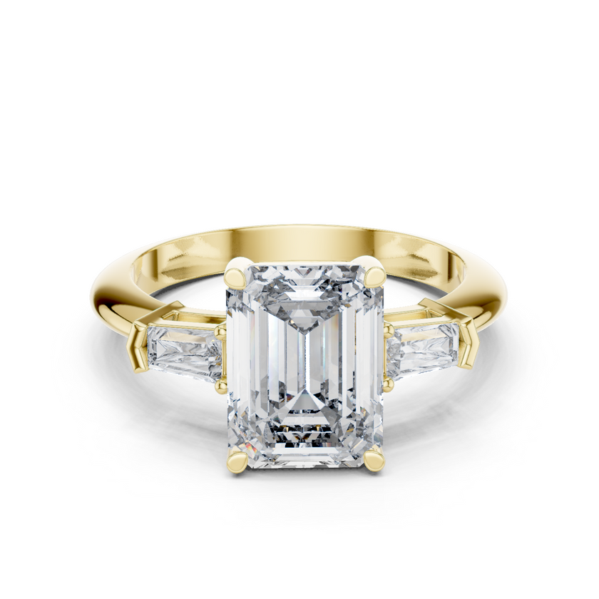 Aleena Three Stone Ring