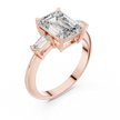 Aleena Three Stone Ring