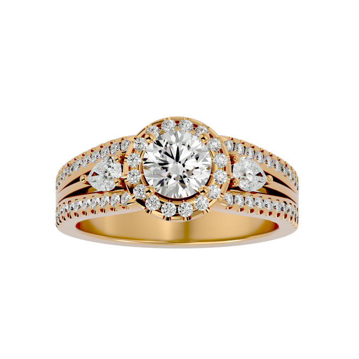 Zahra Three Stone Ring