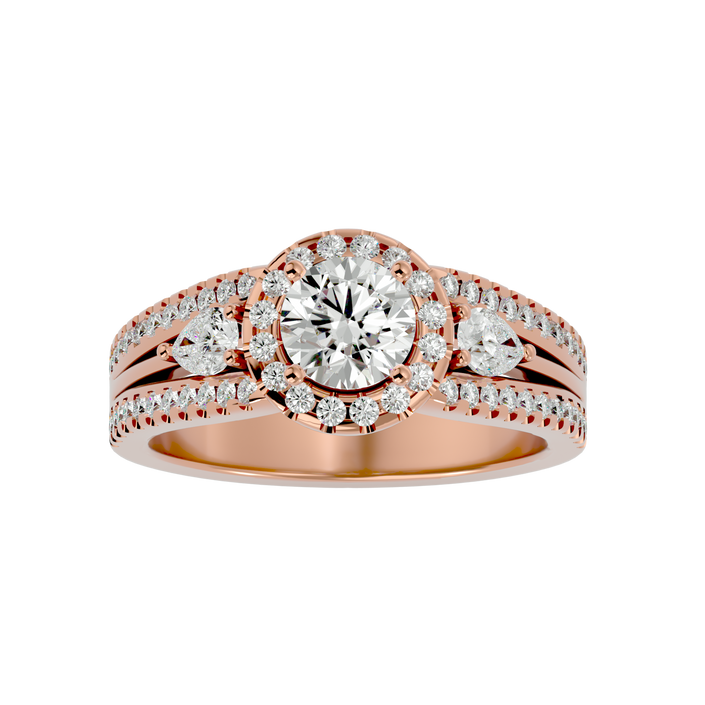 Zahra Three Stone Ring