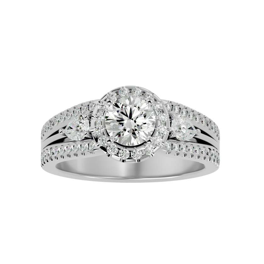 Zahra Three Stone Ring