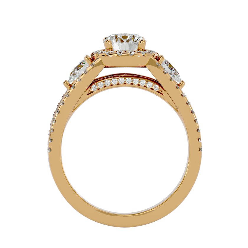 Zahra Three Stone Ring