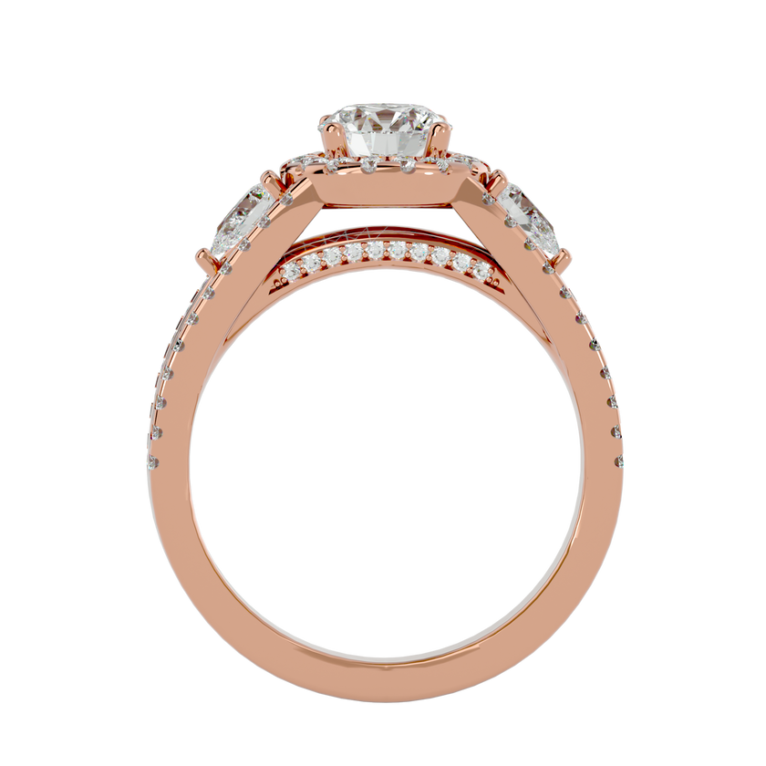 Zahra Three Stone Ring