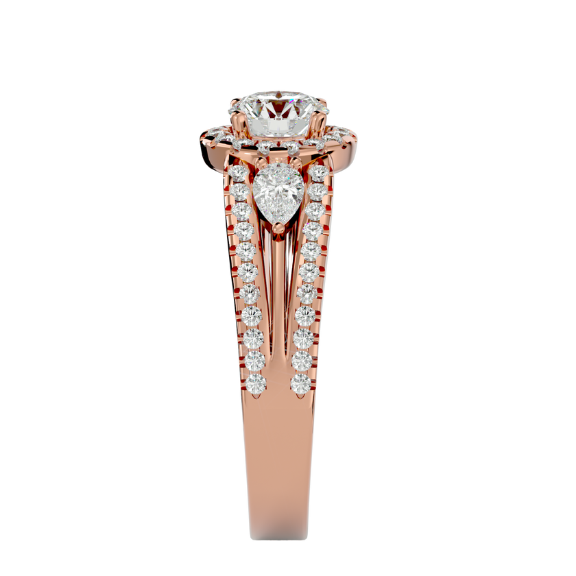 Zahra Three Stone Ring