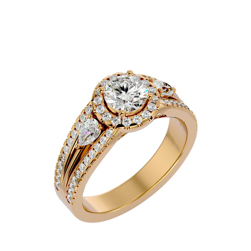 Zahra Three Stone Ring