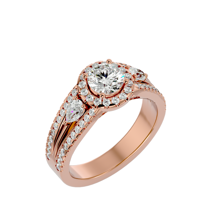 Zahra Three Stone Ring
