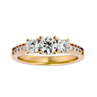 Janelle Three Stone Ring