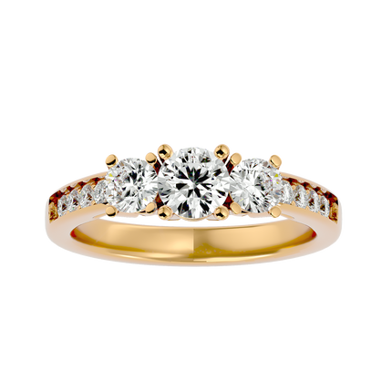 Janelle Three Stone Ring