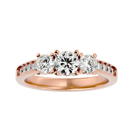 Janelle Three Stone Ring