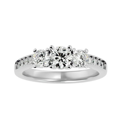 Janelle Three Stone Ring