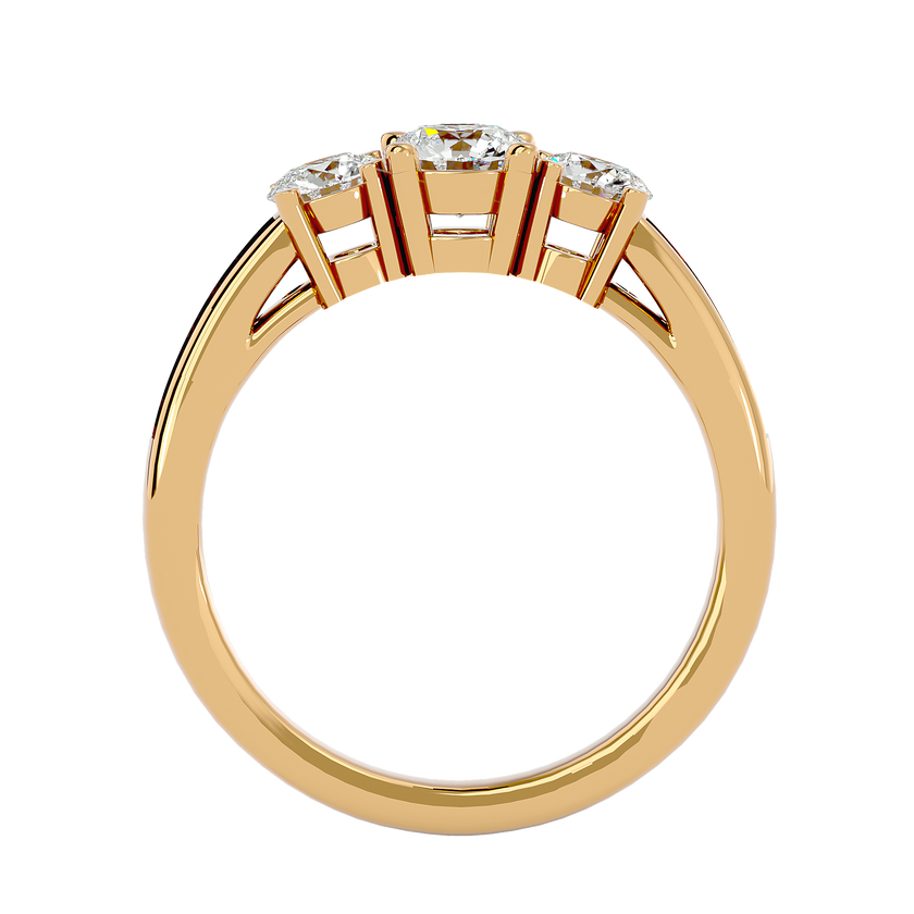 Janelle Three Stone Ring