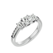 Janelle Three Stone Ring
