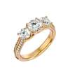 Sloan Three Stone Ring