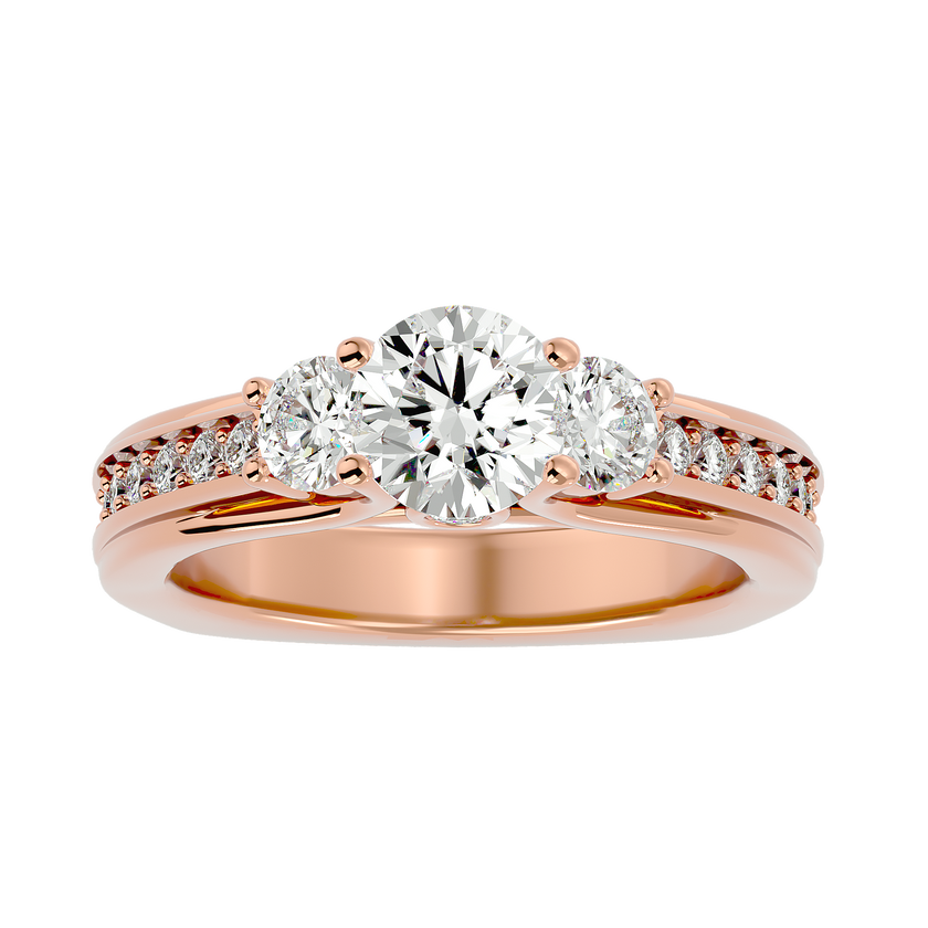 Dorothy Three Stone Ring