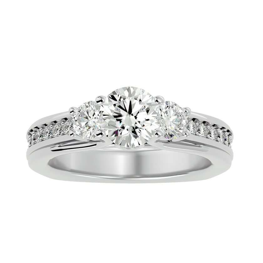 Dorothy Three Stone Ring