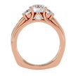 Dorothy Three Stone Ring