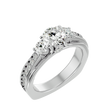 Dorothy Three Stone Ring