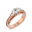 Dorothy Three Stone Ring