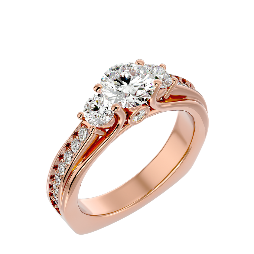 Dorothy Three Stone Ring