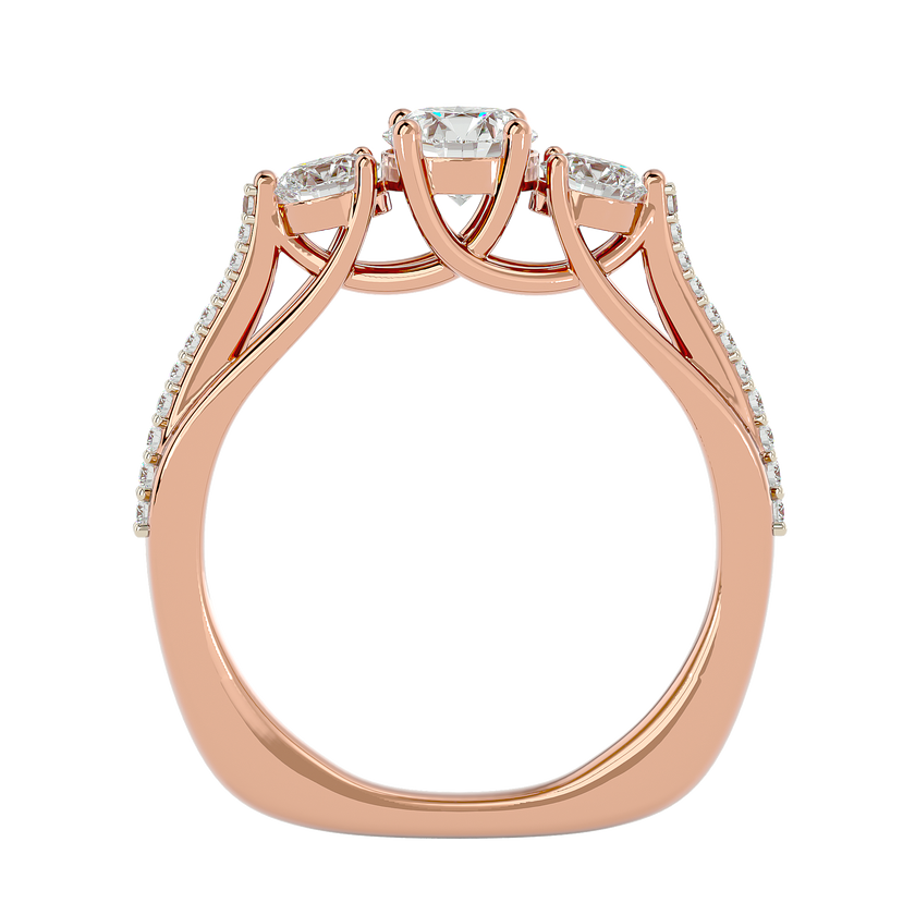 Julie Three Stone Ring