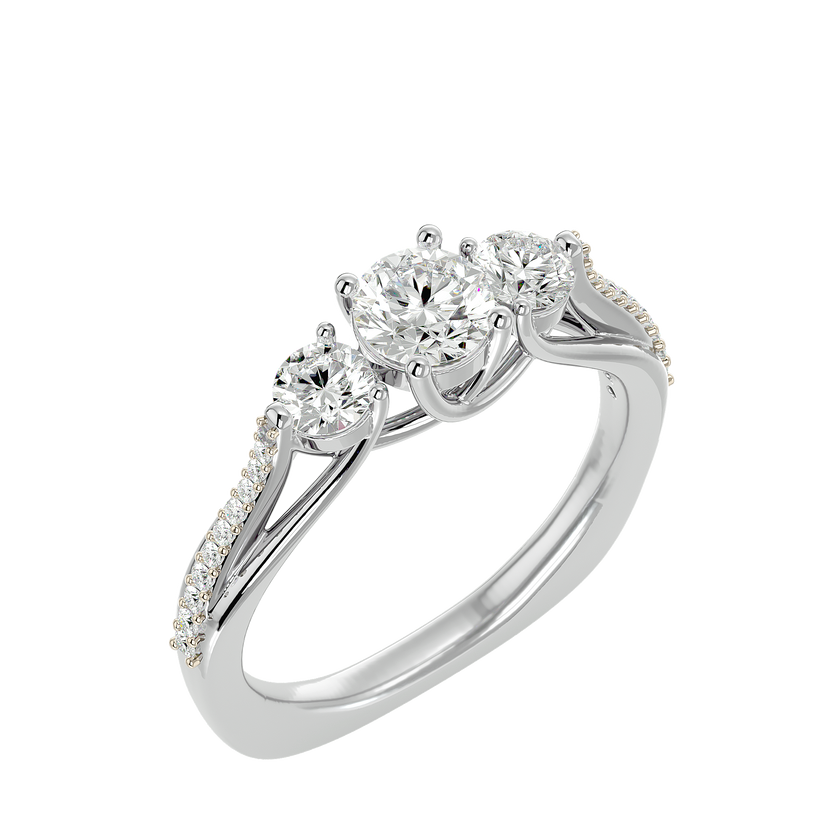 Julie Three Stone Ring