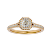 Crystal Halo Ring