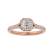 Crystal Halo Ring