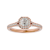 Crystal Halo Ring