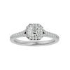 Crystal Halo Ring