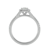 Crystal Halo Ring