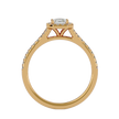 Crystal Halo Ring