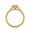 Crystal Halo Ring
