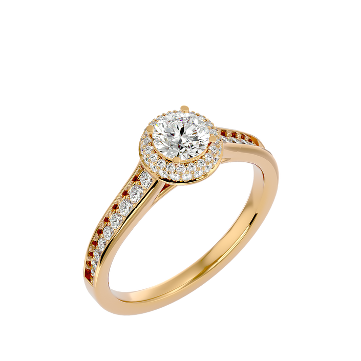 Penny Halo Ring