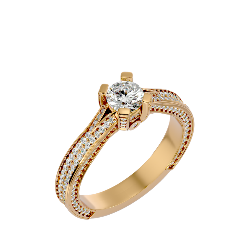 Calliope Solitaire Ring