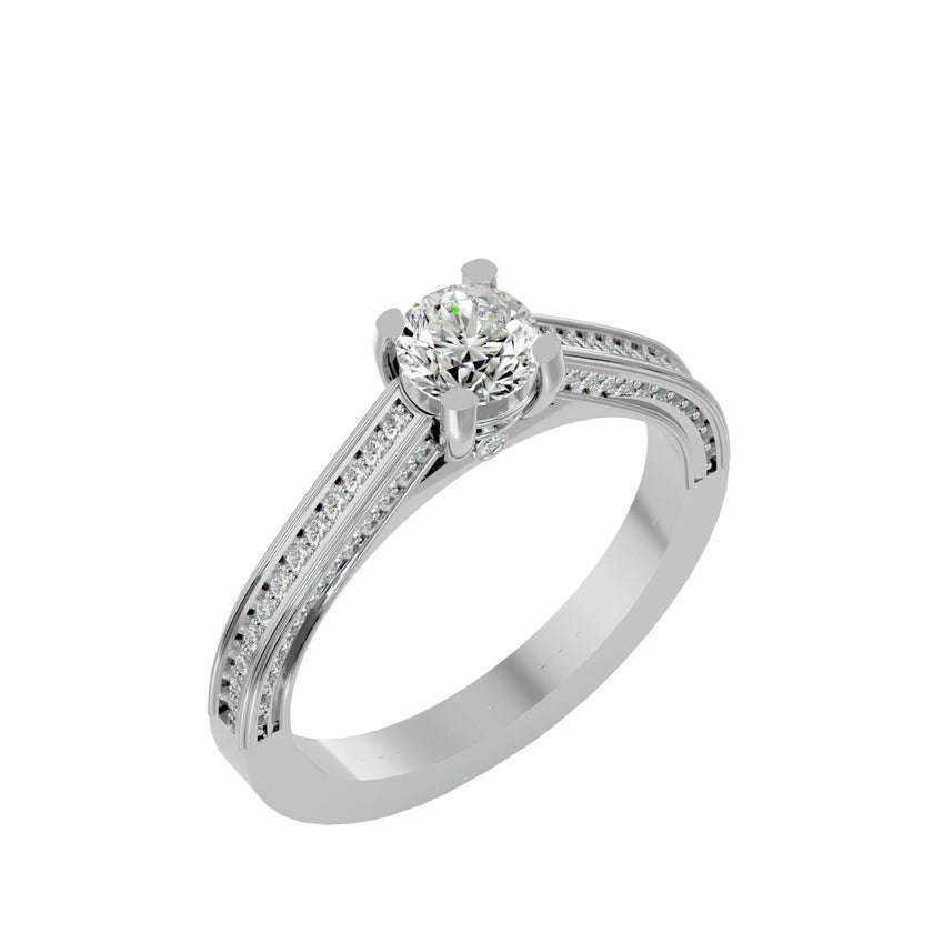 Frankie Solitaire Ring