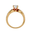 Opal Solitaire Ring
