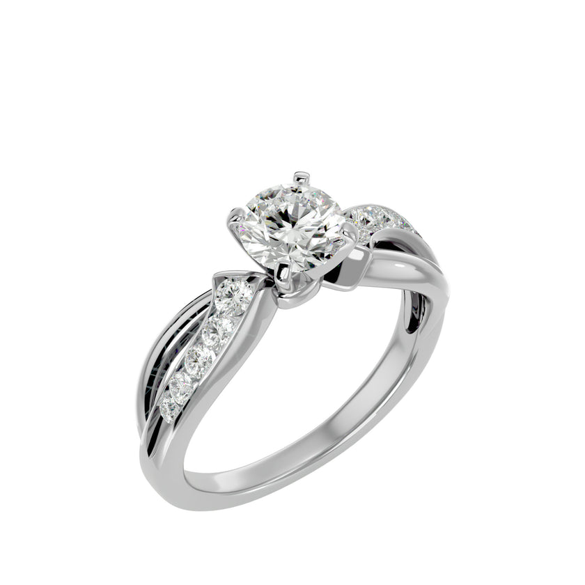 Opal Solitaire Ring
